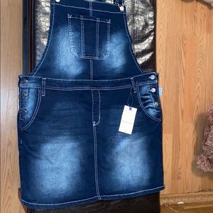 Wallflower Overall Dress 2x